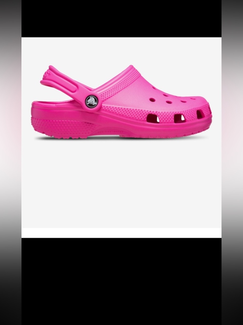 CROCS Classic Clogs Water Shoes - Pink Crush HOT Pink